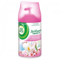 Освежитель воздуха AIRWICK Антитабак Магнолия и цветущая вишня сменный баллон для автоматического распылителя 250 мл
