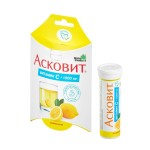 Асковит (Витамин С 1000 мг), таблетки шипучие 1 г 10 шт лимон