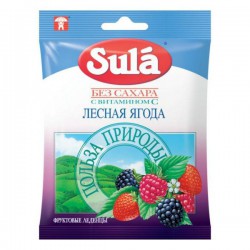 Леденцы 60 г Sula диабетические лесная ягода