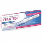 Тест для определения беременности, Femitest (Феми Тест) 1 шт Эксперт струйный