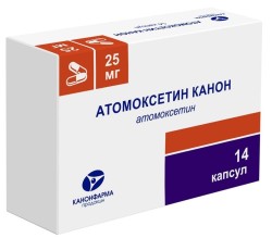 Атомоксетин Канон капс. 25 мг 14 шт.