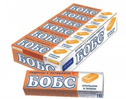 Леденцы Бобс апельсин и лимон БАД 10 шт. 3.5 г