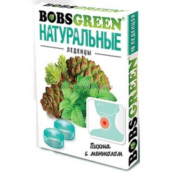 Леденцы Bobsgreen от кашля пихта ментол 10 шт. 3.2 г