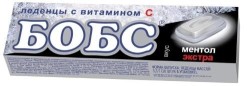 Леденцы Бобс экстра ментол БАД 10 шт. 3.5 г