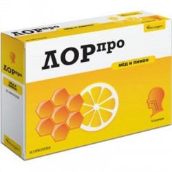 Леденцы ЛОРпро мед и лимон 16 шт.