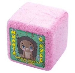 Шипучая соль для ванн Laboratory Katrin Милота в кубе Ежик