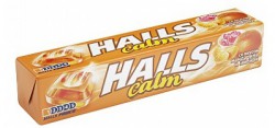 Леденцы 25 г Halls (9 леденцов) мандарин и имбирь