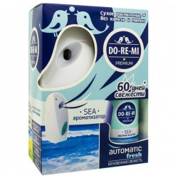Освежитель воздуха Do-Re-Mi Премиум Дыхание моря сменный блок к автоматическому распылителю 250 мл
