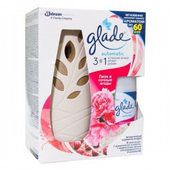Освежитель воздуха Glade Пион и сочные ягоды автоматический основной балон 269 мл
