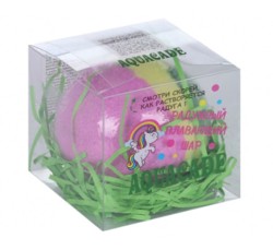 Шипучая соль для ванн Laboratory Katrin Аквакад радужный плавающий шар